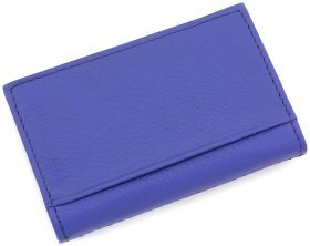Маленькая кожаная обложка для документов синего цвета ST Leather (14005)