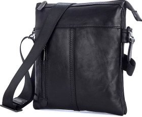 Плоская наплечная мужская сумка среднего размера VINTAGE STYLE (14546)