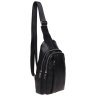 Мужской кожаный рюкзак Keizer K12096-black - 1