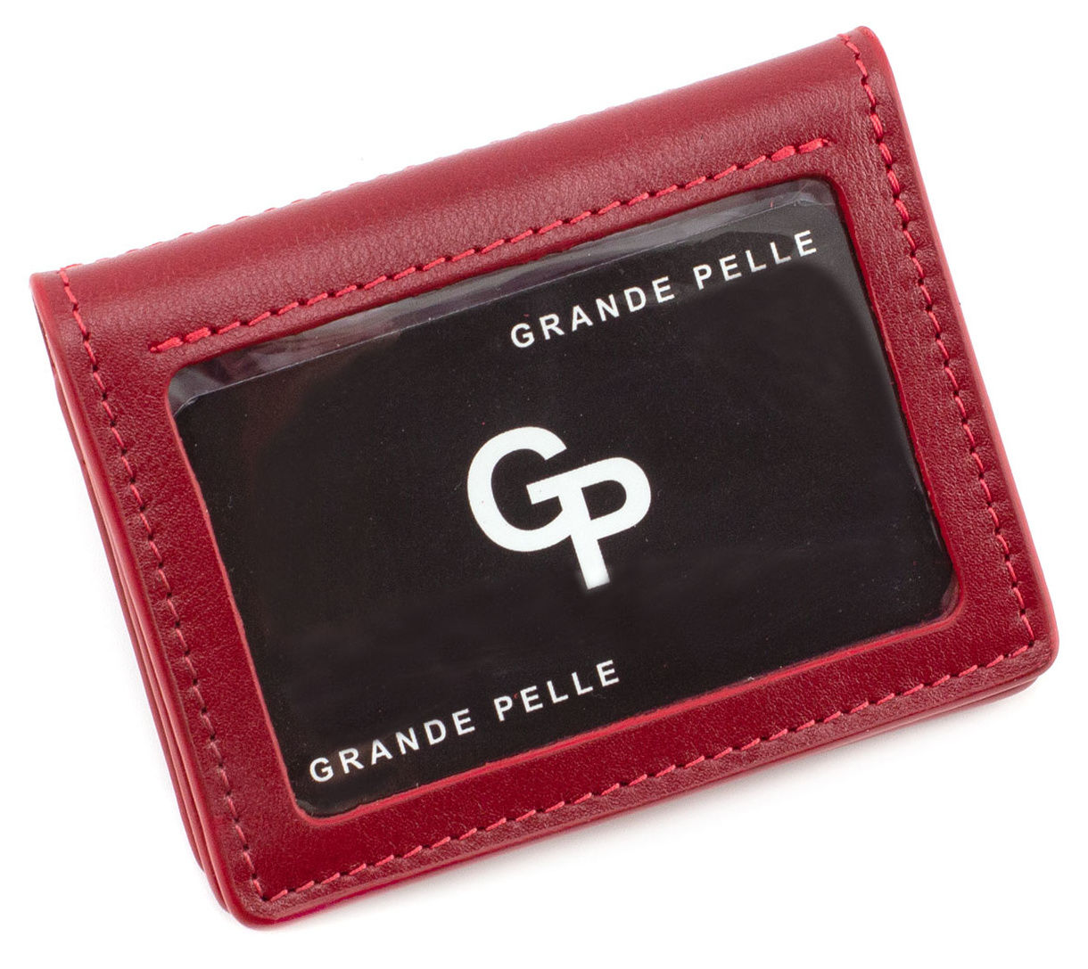 Удобная обложка для автодокументов красного цвета Grande Pelle (13197)