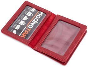 Удобная обложка для автодокументов красного цвета Grande Pelle (13197)