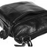 Мужская удобная сумка через плечо из натуральной кожи черного цвета Keizer (15665) - 5