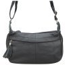 Недорогая женская кожаная сумка черного цвета на плечо Borsa Leather (15702) фото №2 Недорогая женская кожаная сумка черного цвета на плечо Borsa Leather (15702) modnotak фото - 2