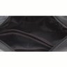 Недорогая женская кожаная сумка черного цвета на плечо Borsa Leather (15702) - 7