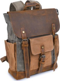 Дорожный комбинированный рюкзак среднего размера Vintage (20113)