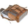 Дорожный комбинированный рюкзак среднего размера Vintage (20113) - 6
