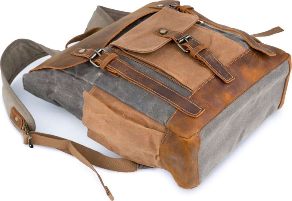 Дорожній комбінований рюкзак середнього розміру Vintage (20113)