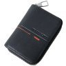 Картхолдер на молнии Beverly Hills из натуральной кожи Vip Collection 102515 (черный) modnotak фото - 1