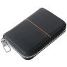 Картхолдер на молнии Beverly Hills из натуральной кожи Vip Collection 102515 (черный) modnotak фото - 2