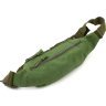 Тактична текстильна сумка на пояс оливкового кольору - MILITARY STYLE (21965) - 4
