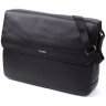 Мужская сумка-мессенджер из натуральной итальянской кожи в черном цвете Tony Perotti 103315 modnotak фото - 1