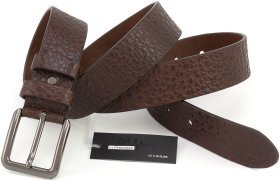Универсальный итальянский ремень из кожи буйвола Gherardini 40676-GH.BRW.BUFF