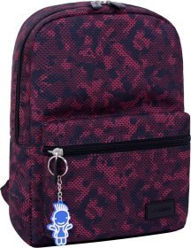 Різнокольоровий рюкзак з текстилю на блискавку Bagland (53515)