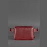 Женская бордовая сумка на пояс из натуральной кожи BlankNote Dropbag Mini (12711) - 3