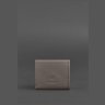 Женский компактный кошелек темно-бежевого цвета из гладкой кожи BlankNote (12595) - 5