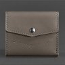 Жіночий компактний гаманець темно-бежевого кольору з гладкої шкіри BlankNote (12595) - 3