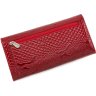 Класичний гаманець червоного кольору з лакової шкіри KARYA (1094-019) - 3