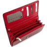 Класичний гаманець червоного кольору з лакової шкіри KARYA (1094-019) - 4