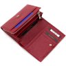 Гарний гаманець червоного кольору з високоякісної шкіри Tony Bellucci (10765) - 5