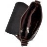 Темно-коричневая сумка на плечо из натуральной кожи Desisan (420-09) - 4