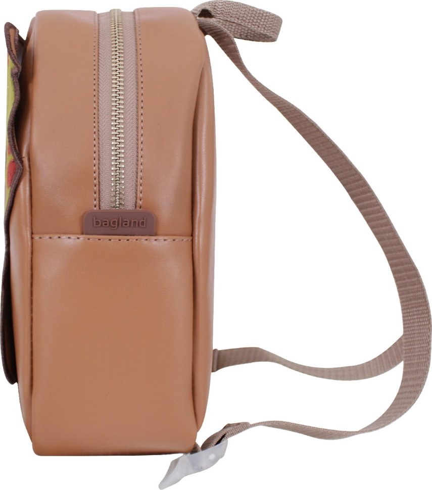 Світло-коричневий дитячий рюкзак ANIMALS зі шкірозамінника Bagland (55415)