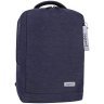 Синій чоловічий текстильний рюкзак з відсіком під ноутбук Bagland (55515) - 6