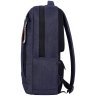 Синій чоловічий текстильний рюкзак з відсіком під ноутбук Bagland (55515) - 7