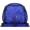 Синій чоловічий текстильний рюкзак з відсіком під ноутбук Bagland (55515) - 9