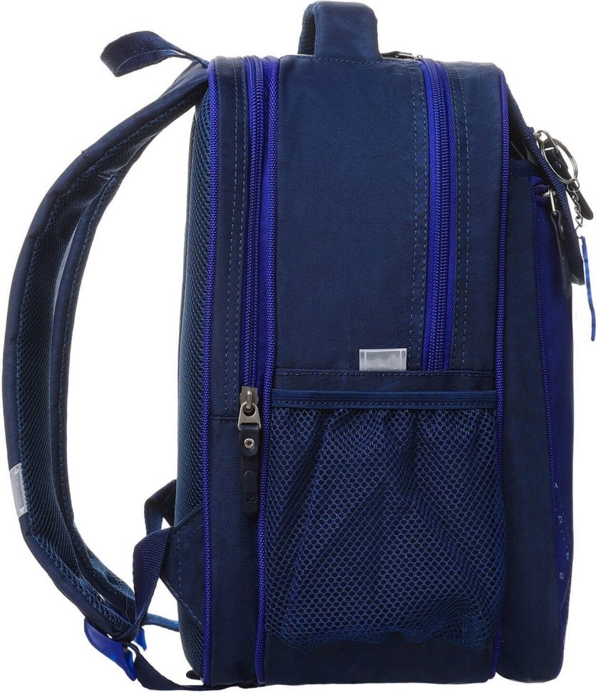 Школьный рюкзак для мальчиков из синего текстиля Bagland (55715)