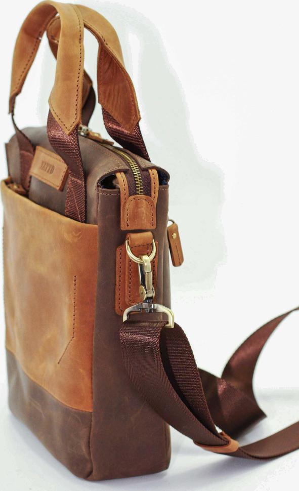 Оригінальна чоловіча сумка коричневого кольору VATTO (11657)