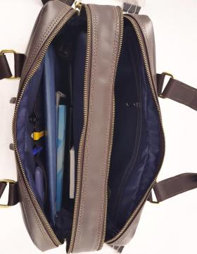 Вместительная сумка для ноутбука коричневого цвета VATTO (11857) - 2