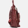 Женский кожаный рюкзак бордового цвета Keizer (19333) - 4