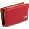 Кожаный женский разноцветный кошелек компактного размера на магните ST Leather 1767215