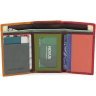 Кожаный женский разноцветный кошелек компактного размера на магните ST Leather 1767215 - 2