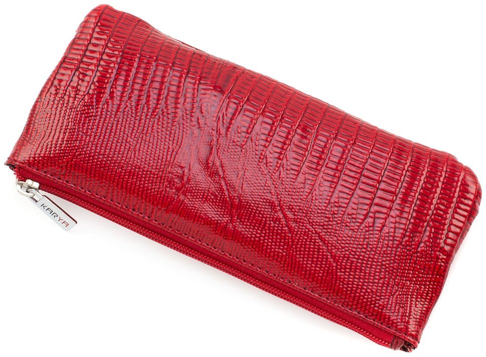 Уценка! Яркая ключница красного цвета из натуральной кожи KARYA (108015) modnotak фото №5