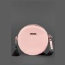 Кругла жіноча сумка-кроссбоді рожевого кольору BlankNote Tablet 78615 - 1