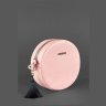 Кругла жіноча сумка-кроссбоді рожевого кольору BlankNote Tablet 78615 - 2