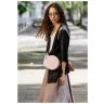 Круглая женская сумка-кроссбоди розового цвета BlankNote Tablet 78615 - 9