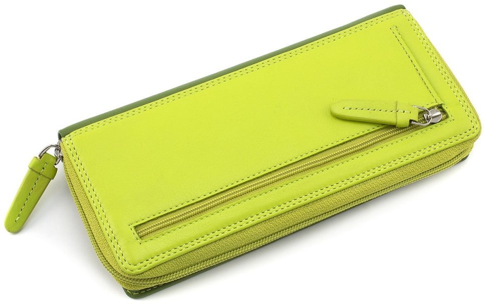 Крупний кольоровий жіночий гаманець з натуральної шкіри з RFID - Visconti Honolulu 68915
