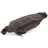 Темно-коричнева чоловіча сумка на пояс із вінтажної шкіри Visconti 69015 - 4
