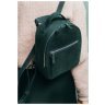Зеленый женский рюкзак-сумка из натуральной кожи крейзи хорс BlankNote Groove S 79015 - 4
