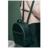 Зеленый женский рюкзак-сумка из натуральной кожи крейзи хорс BlankNote Groove S 79015 - 6