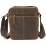Мужская сумка-планшет через плечо из винтажной кожи светло-коричневого цвета Visconti 69115 - 2