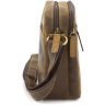 Мужская сумка-планшет через плечо из винтажной кожи светло-коричневого цвета Visconti 69115 - 3