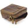 Мужская сумка-планшет через плечо из винтажной кожи светло-коричневого цвета Visconti 69115 - 8