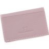 Темно-рожева жіноча обкладинка для документів маленького розміру з натуральної шкіри ST Leather (14004) - 1