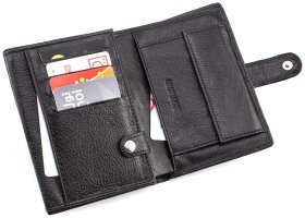 Вертикальное кожаное портмоне с блоком для документов ST Leather (16768)