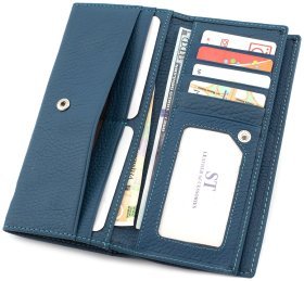 Вместительный женский кошелек на кнопке ST Leather (16814)