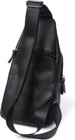 Сучасна шкіряна чоловіча сумка-рюкзак з фактурою під крокодила Vintage (20674)