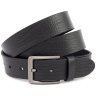 Классический ремень мужской кожаный батал увеличенной длины до 140 см Gherardini 40831 (итальянская кожа) modnotak фото - 1